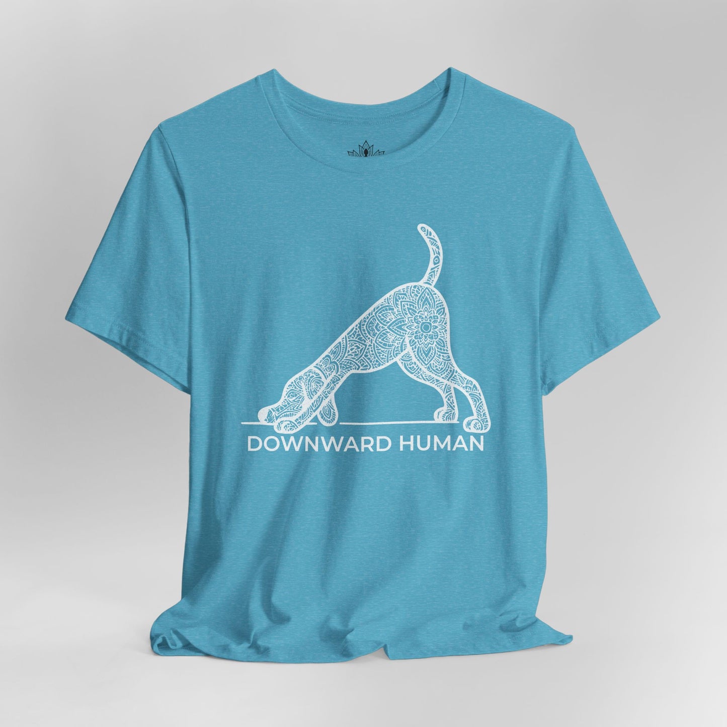 Downward Human – Mandala Dog Yoga Tee