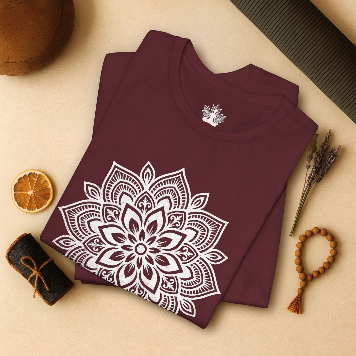 Spiritual Boho Mandala - Yoga Sacred Geometry Tee
