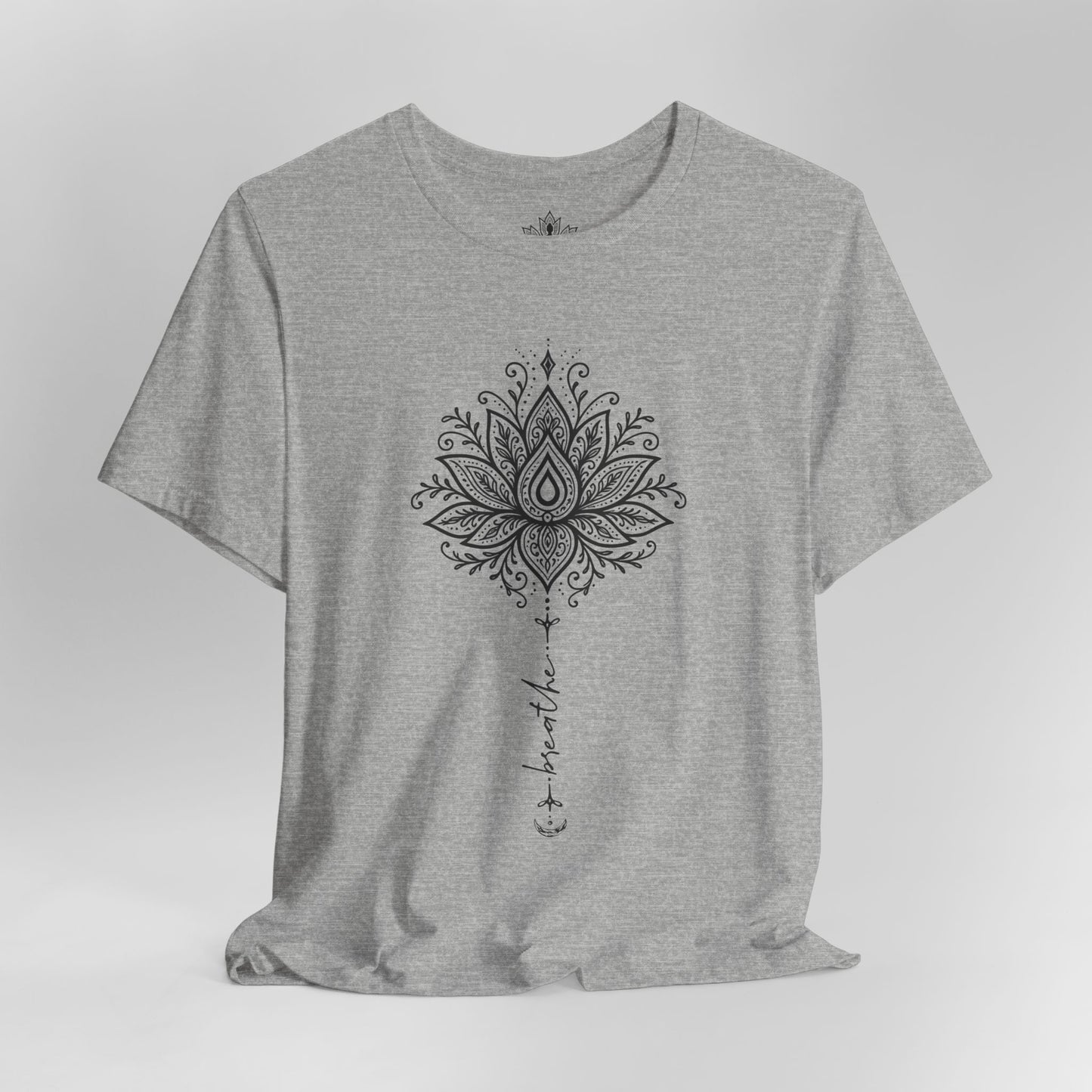 Breathe Lotus Mandala - Mindful Yoga Tee