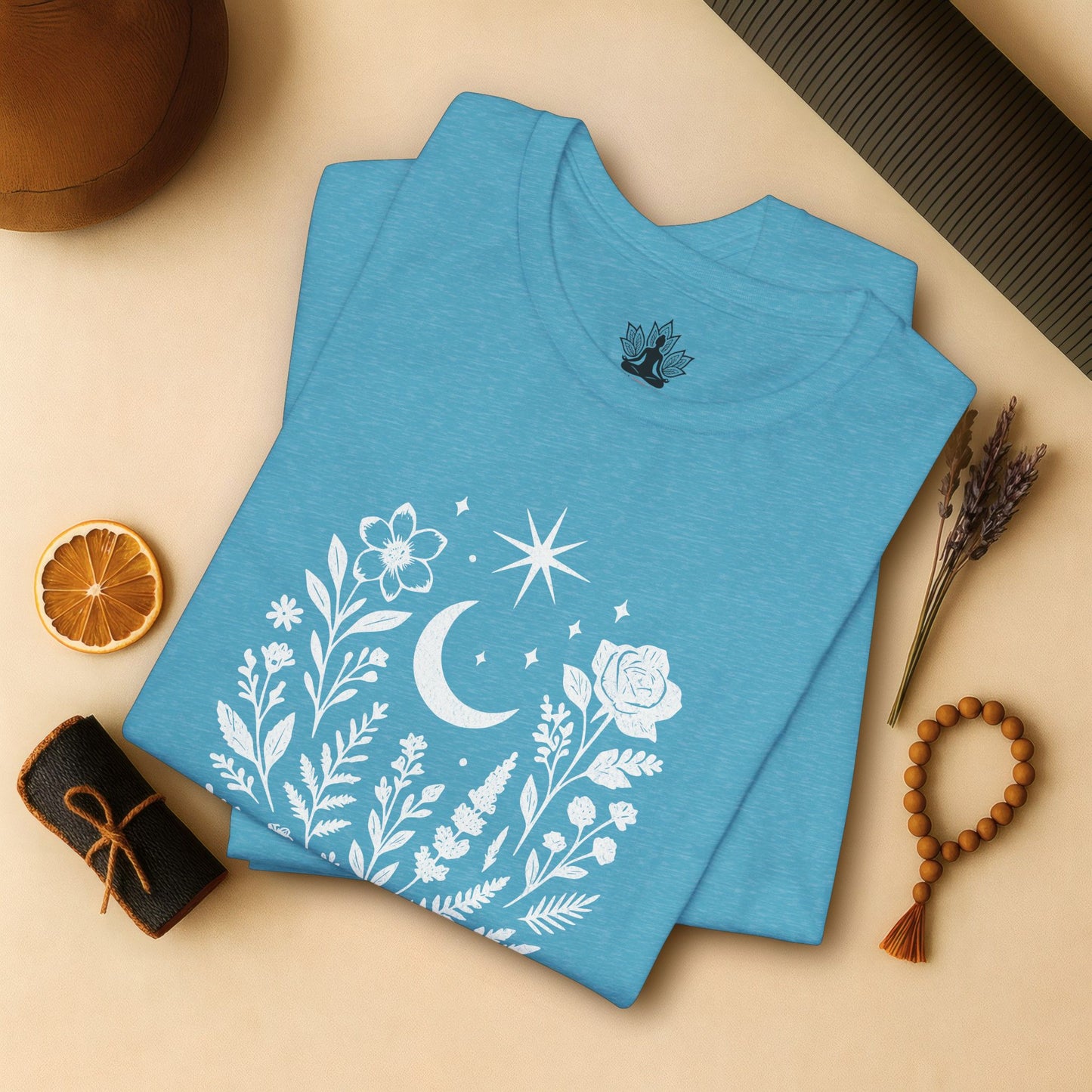 Namasté Bloom – Floral Yoga Tee