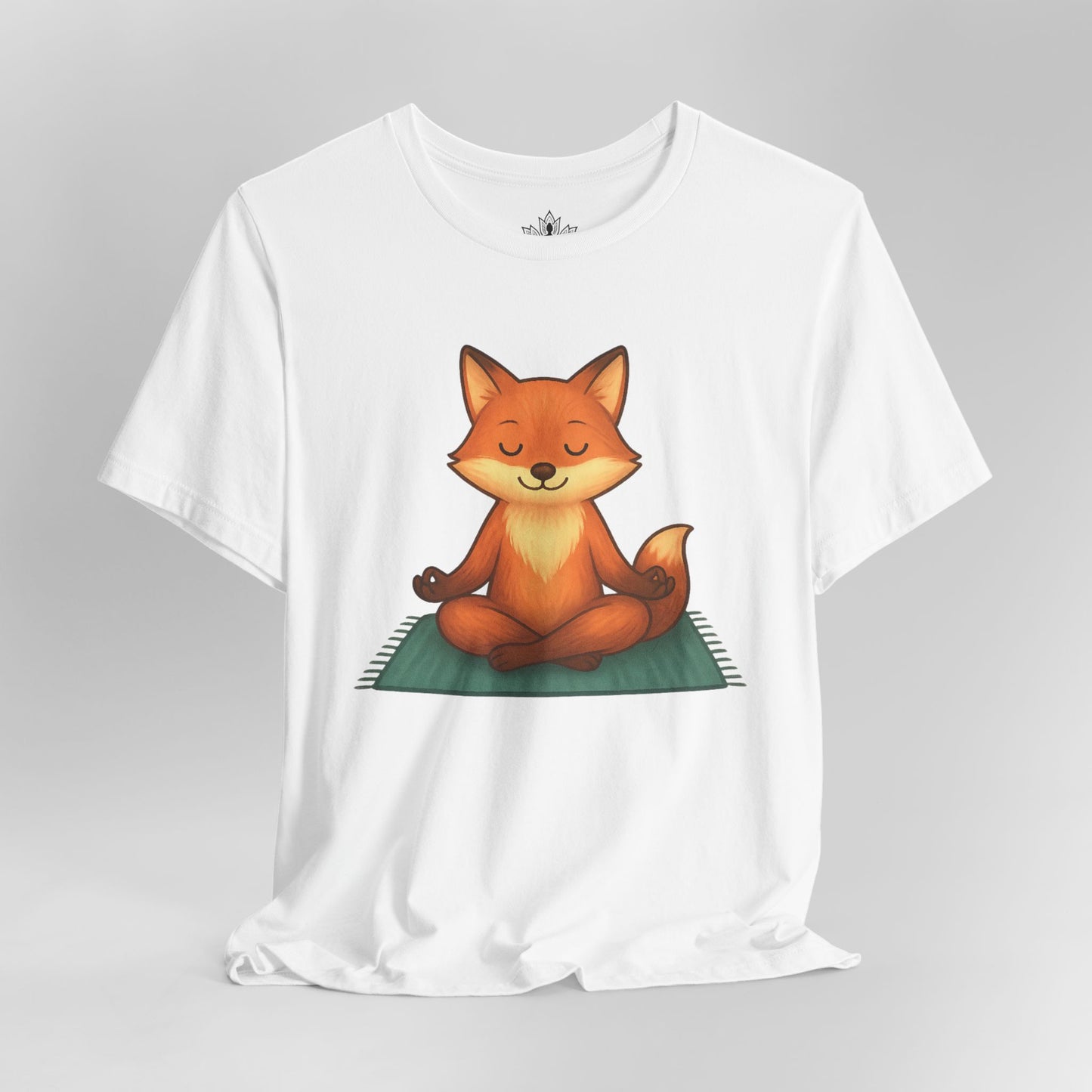 Fox Meditating – Yoga Animal Namaste Tee