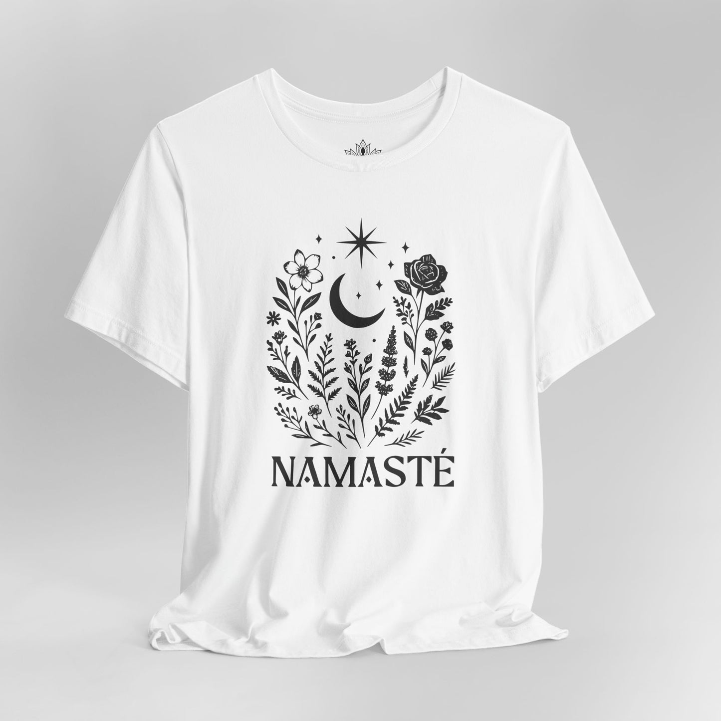 Namasté Bloom – Floral Yoga Tee