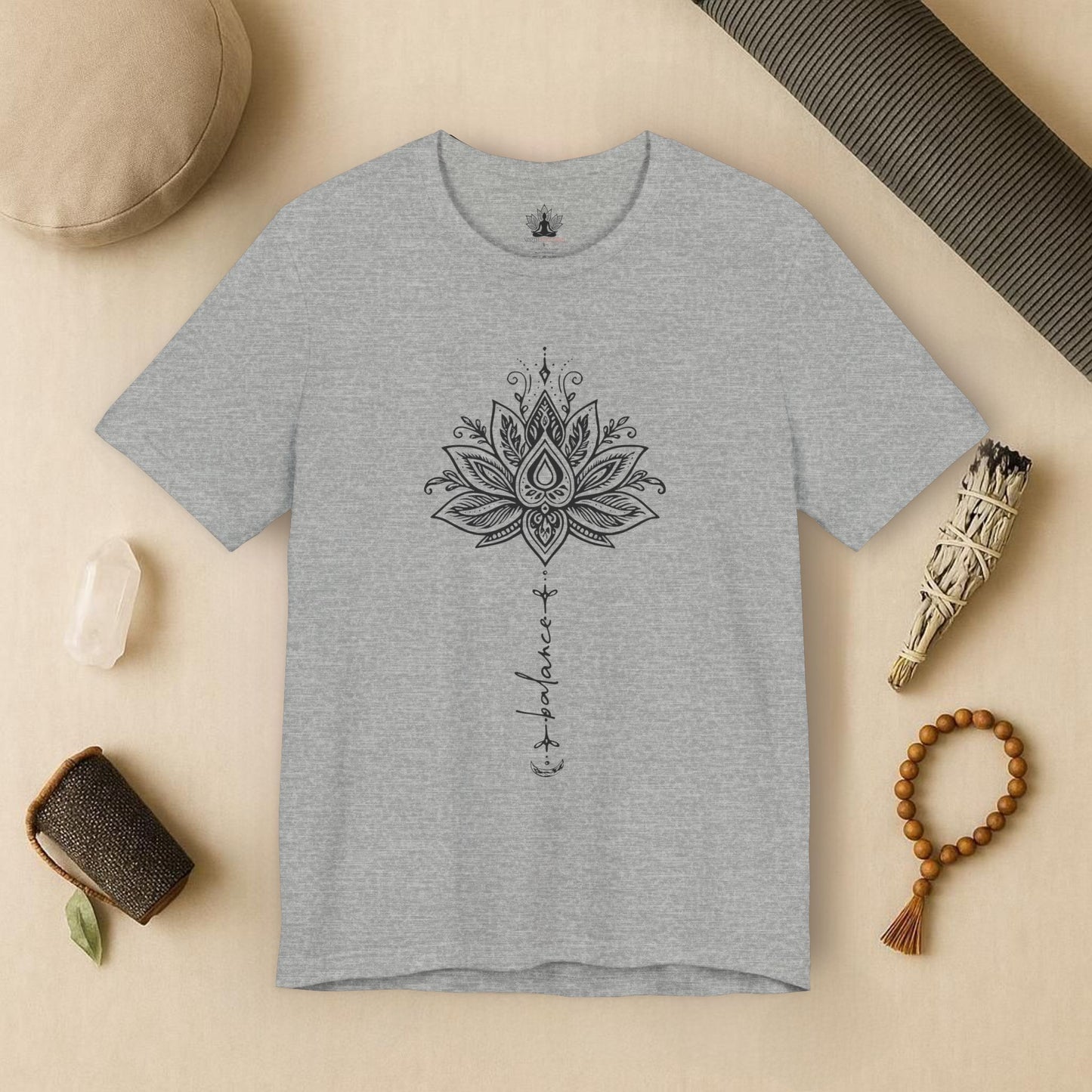Balance Within – Lotus Yoga Tee