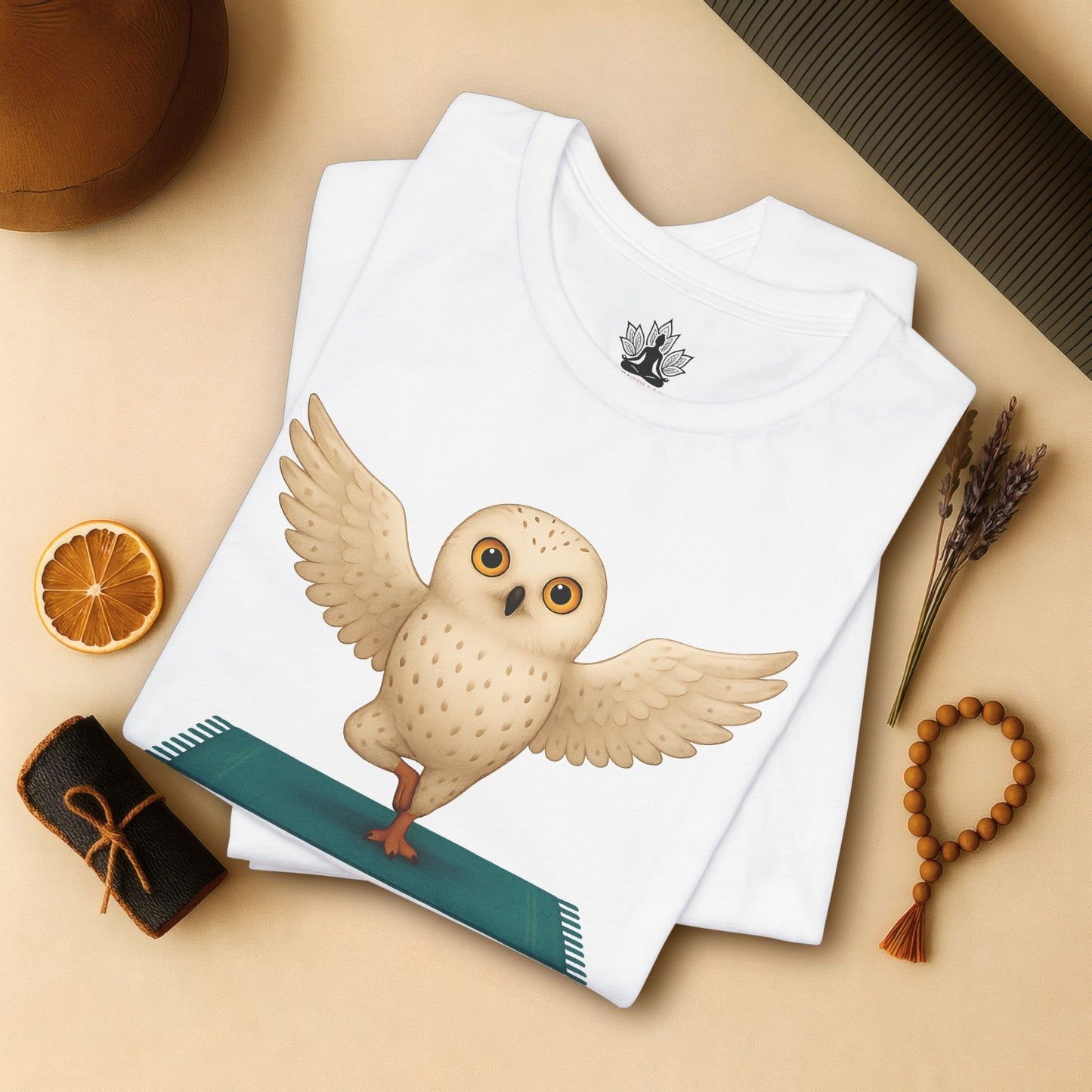 Snowy Owl - Tree Pose Tee