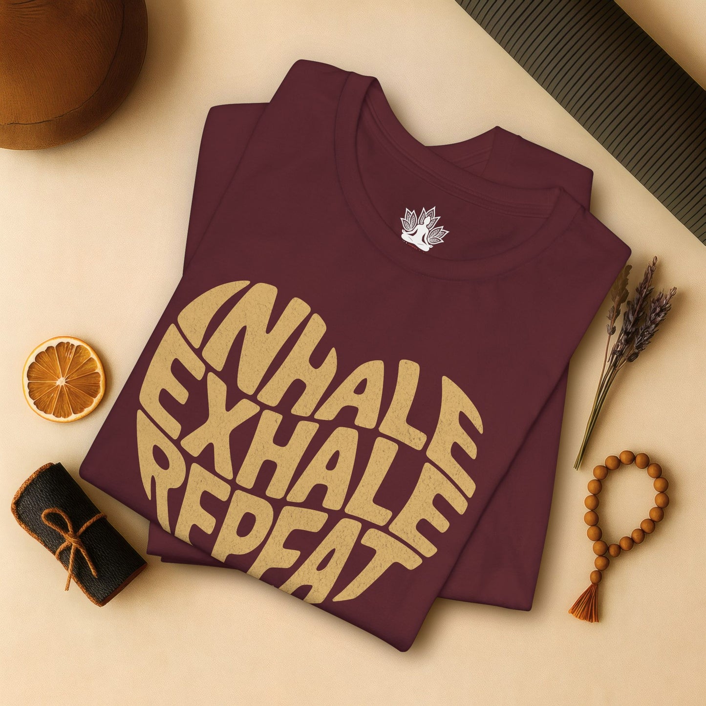 Inhale Exhale Repeat – Mindful Heart Tee