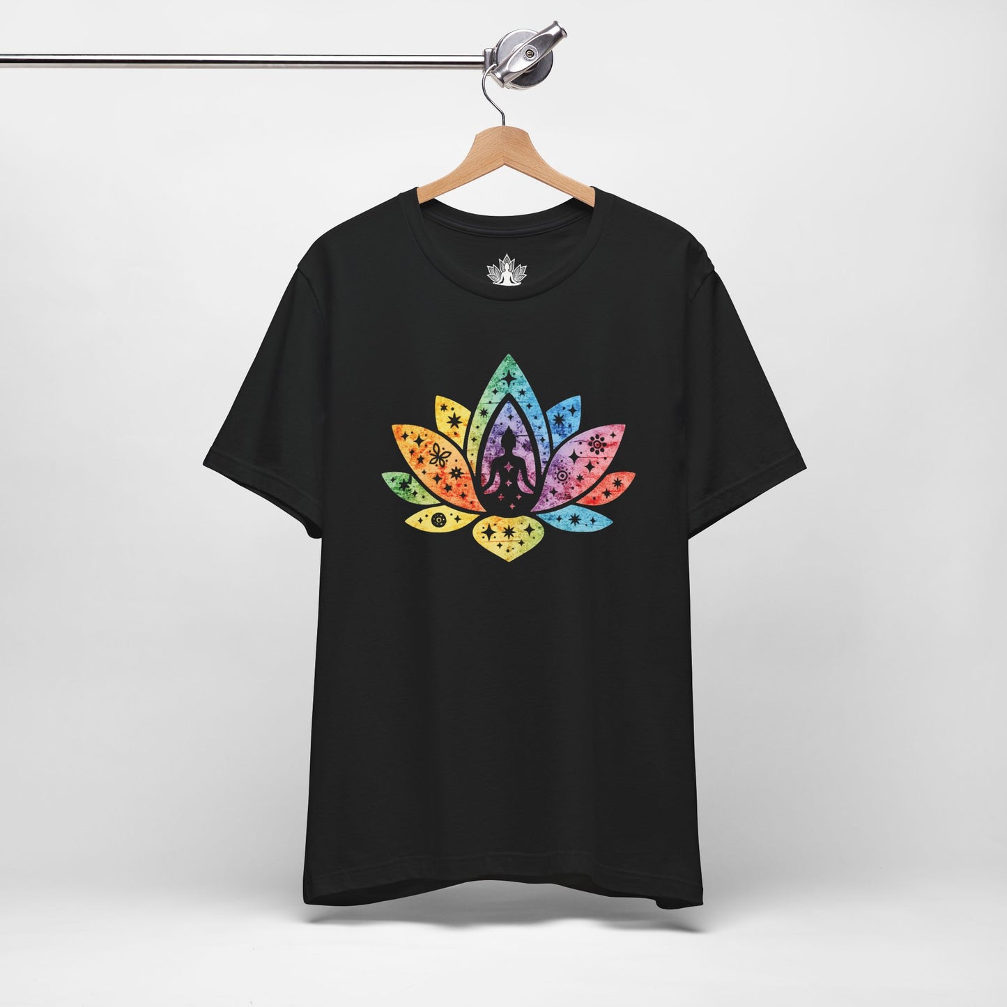 Lotus Pride – Cosmic Rainbow Men Tee