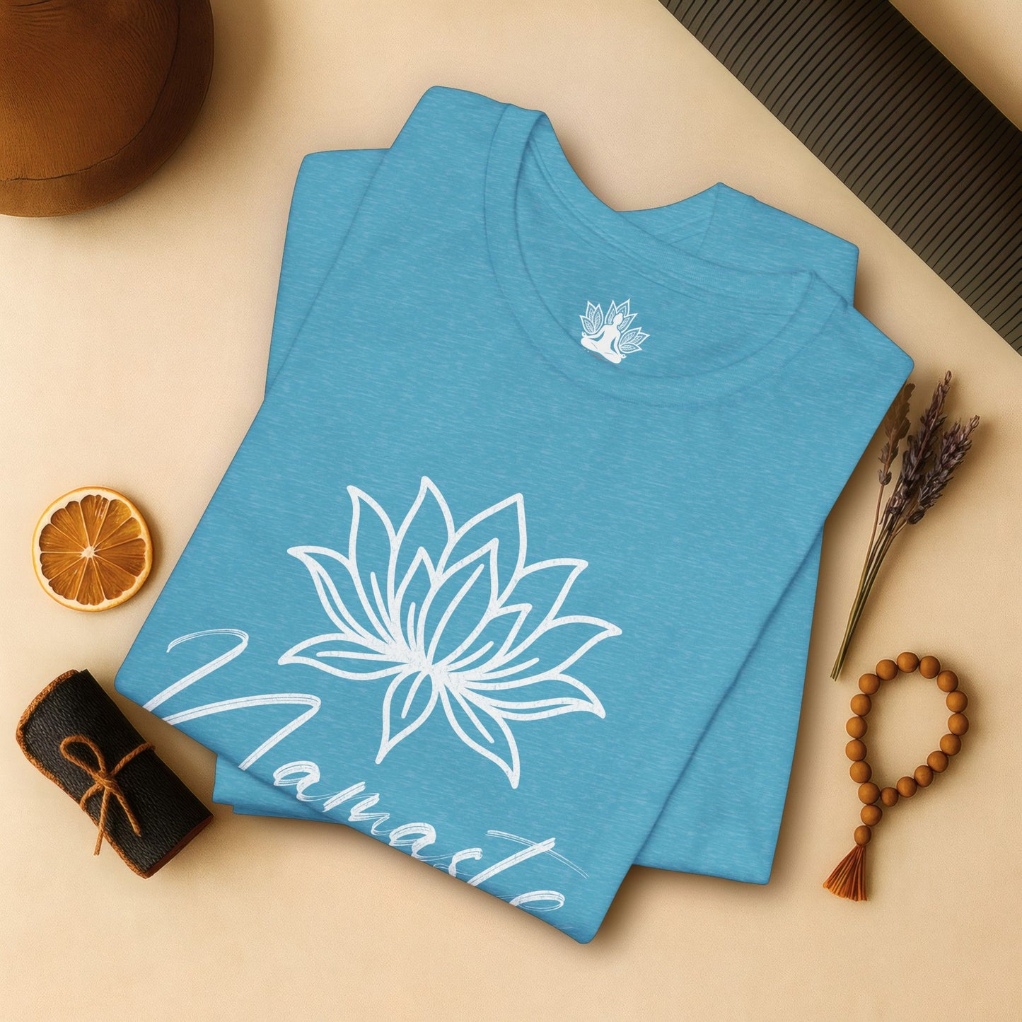 Namaste Lotus Tee – Yoga Minimalist