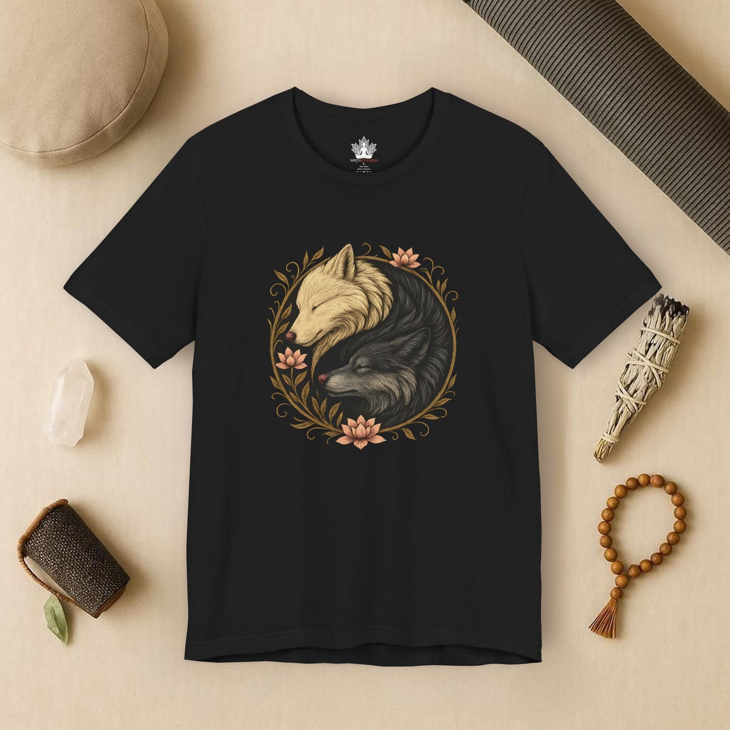 Yin Yang Wolves - Spiritual Balance Tee