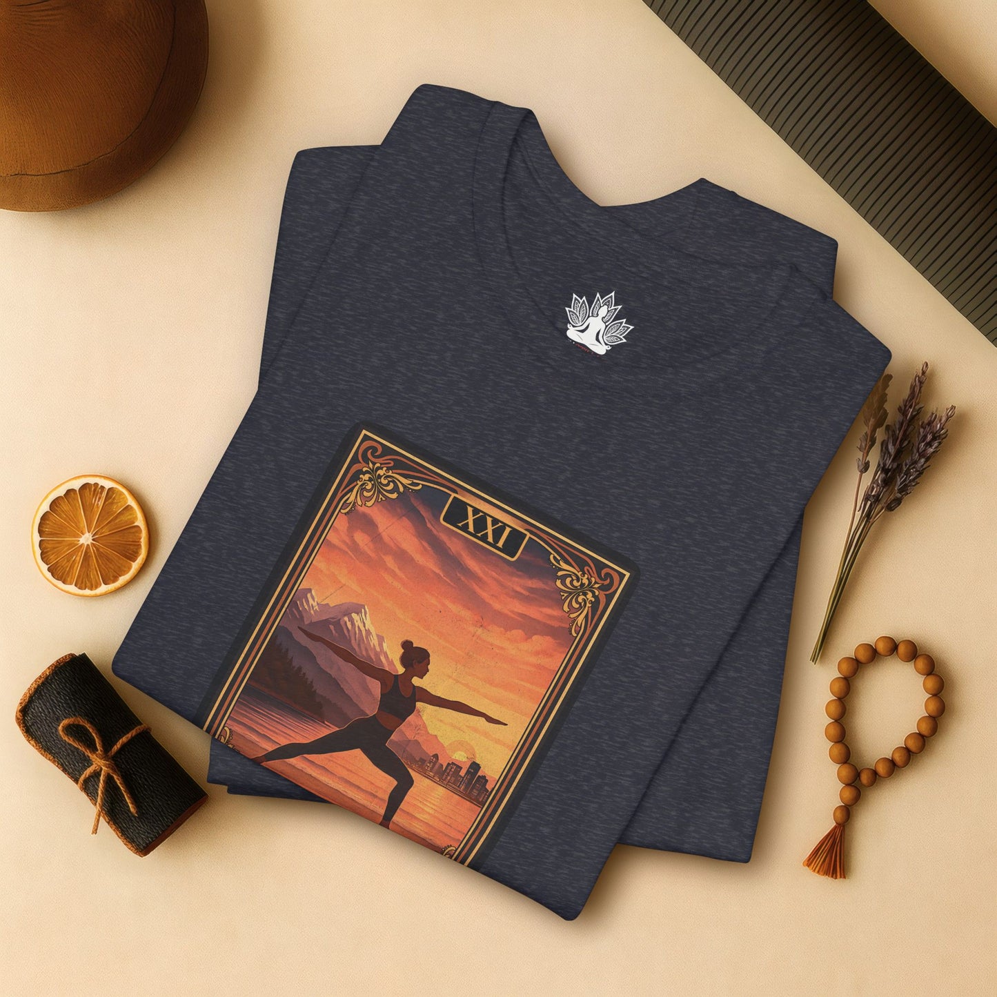 Vancouver Warrior Pose – Tarot Card Yoga Tee