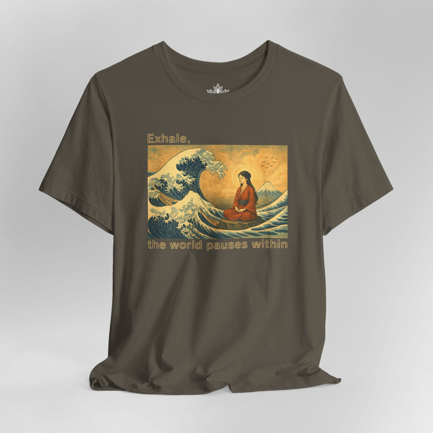 Exhale – Mindful Japanese Wave Tee