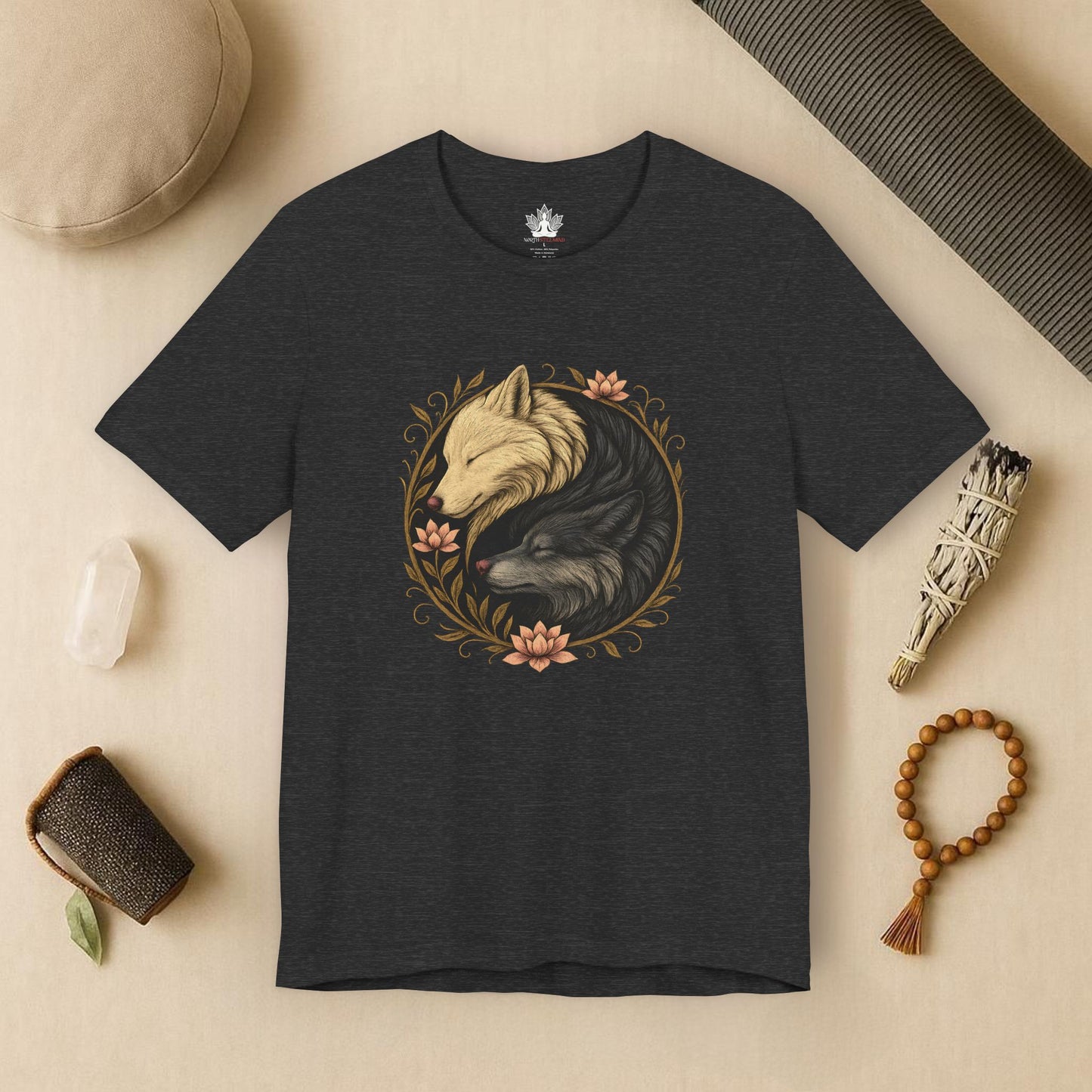 Yin Yang Wolves - Spiritual Balance Tee