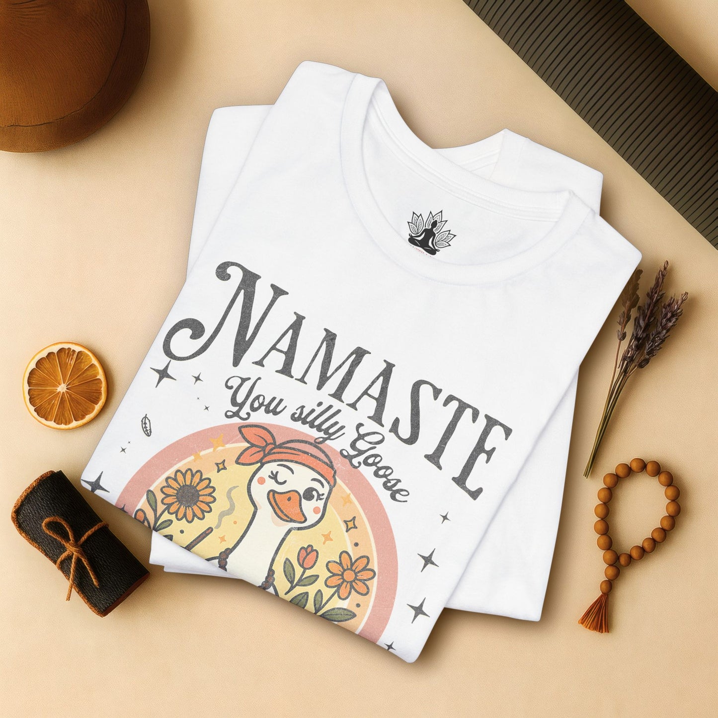 Namaste Silly Goose – Funny Yoga Tee