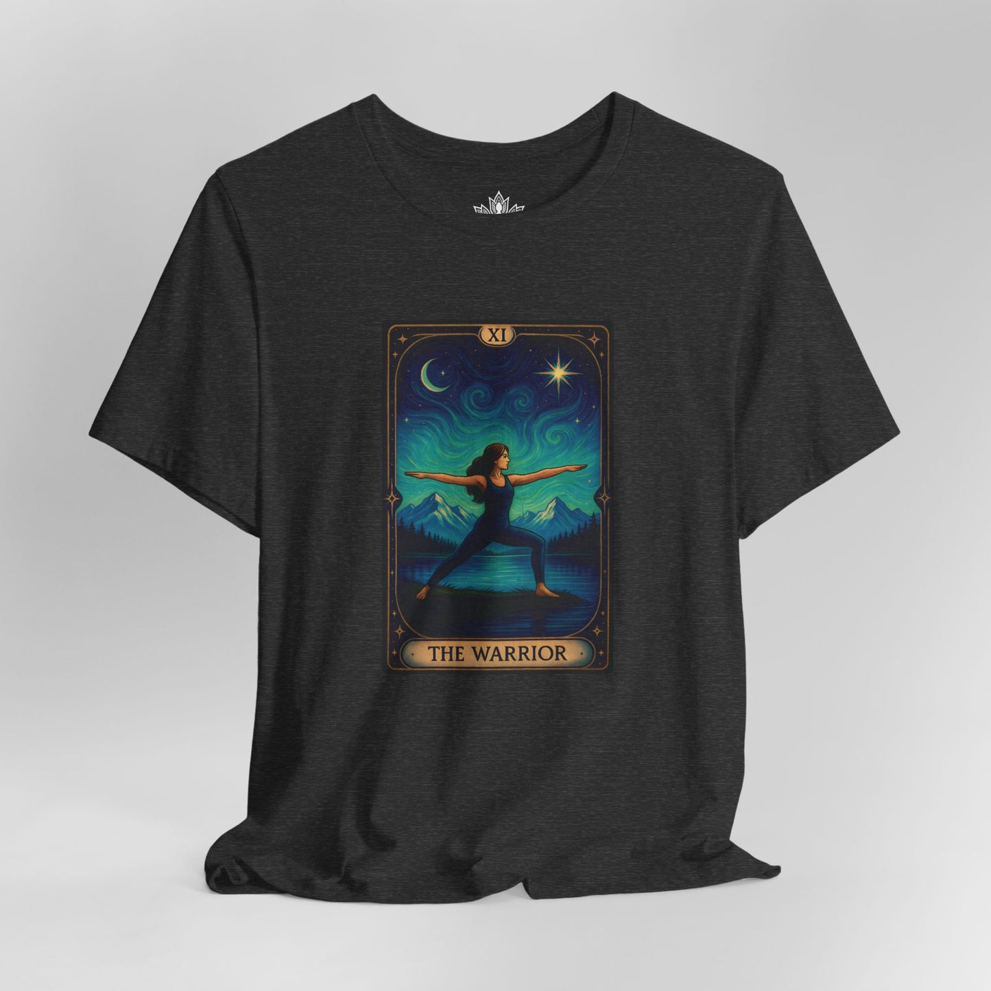 Rocky Mountains Warrior – Tarot Card Yoga Tee