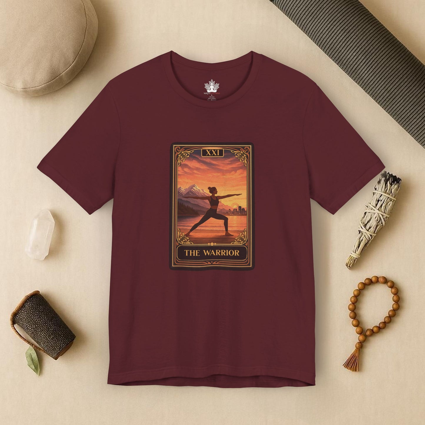 Vancouver Warrior Pose – Tarot Card Yoga Tee