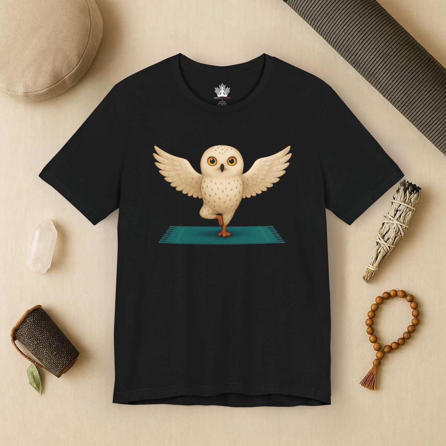 Snowy Owl - Tree Pose Tee