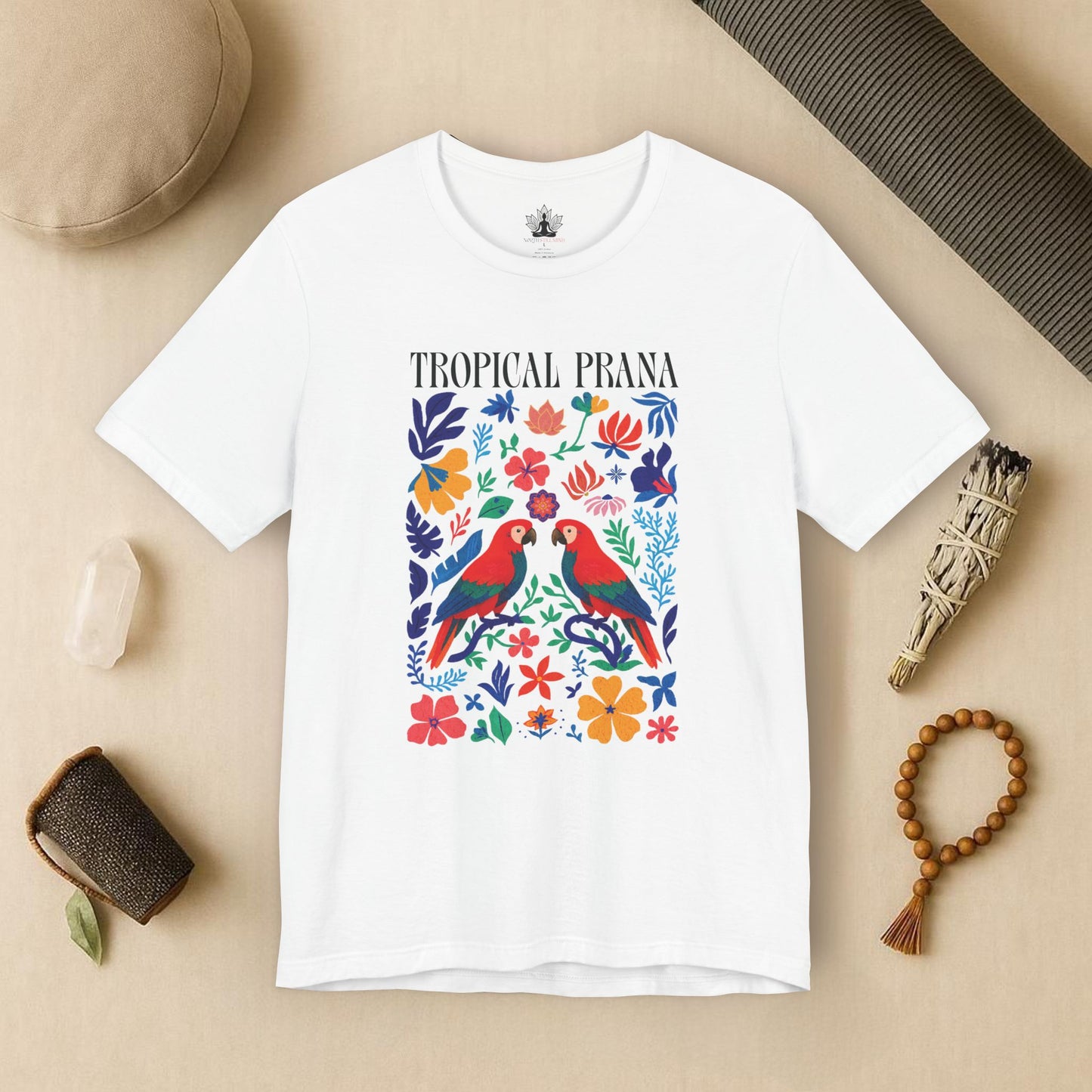 Tropical Prana – Colorful Yoga Tee