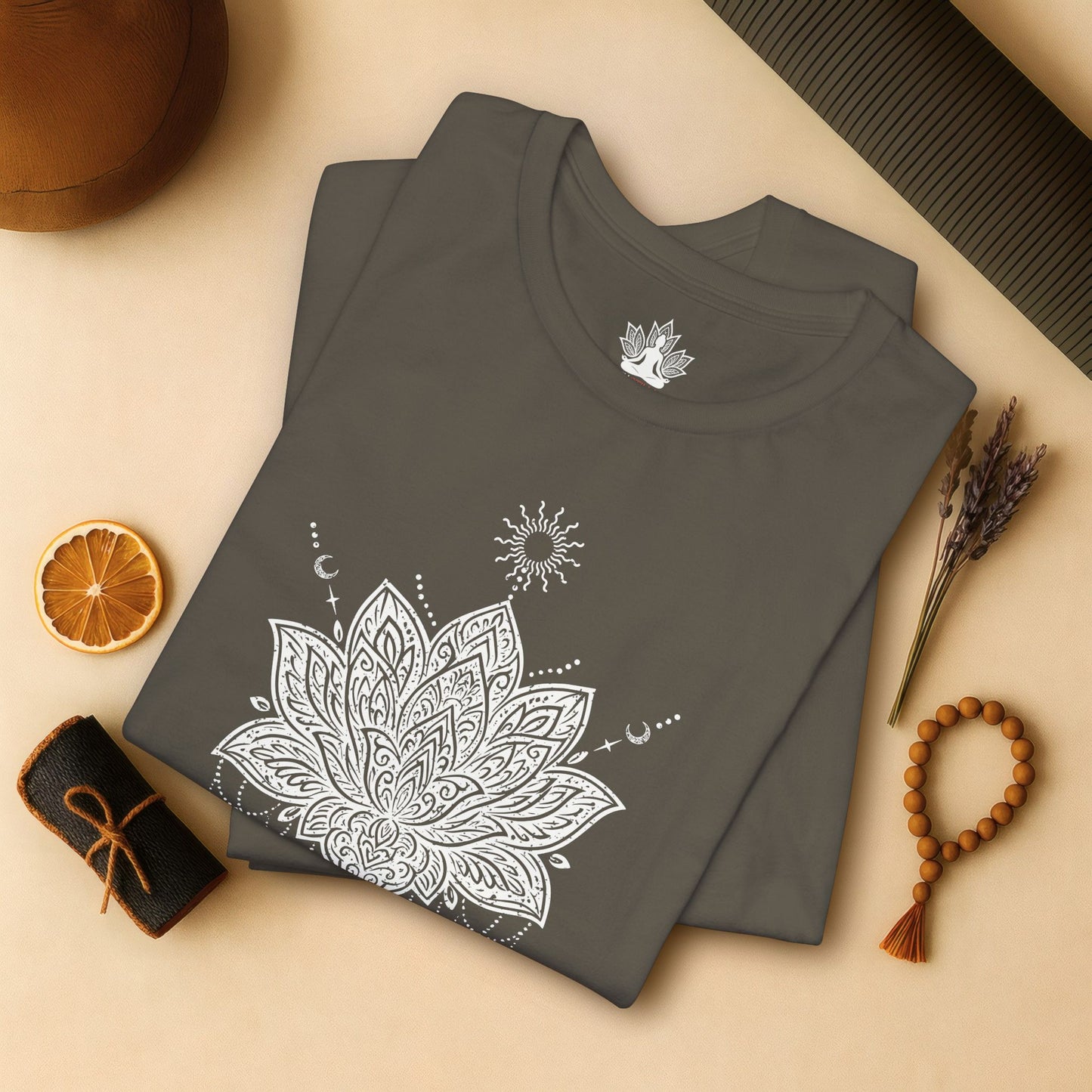 Celestial Lotus – Mystic Yoga Tee