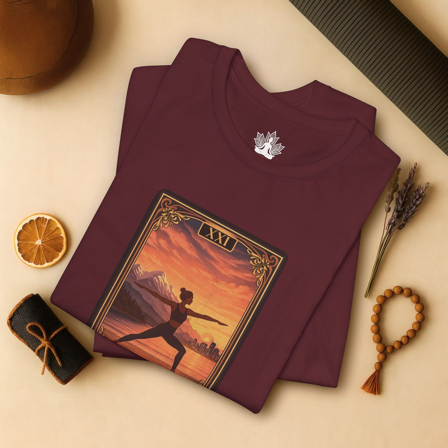Vancouver Warrior Pose – Tarot Card Yoga Tee