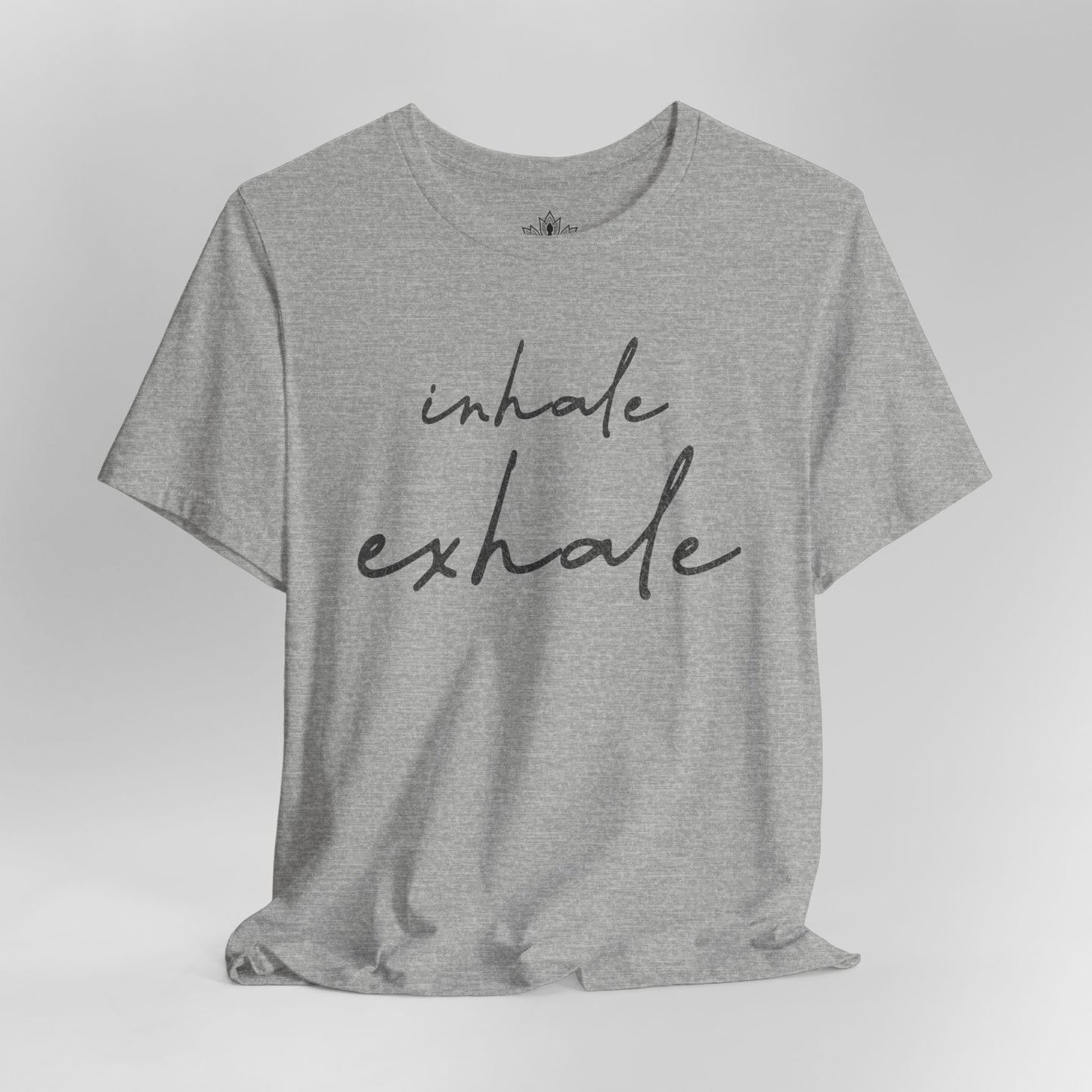 Inhale Exhale Luxe – Minimalist Mindfulness Tee