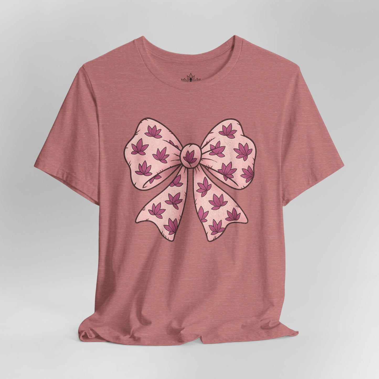Lotus Cartoon Bow – Cozy Coquette Tee