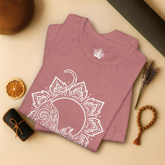 Cat & Mandala - Spiritual Boho Tee