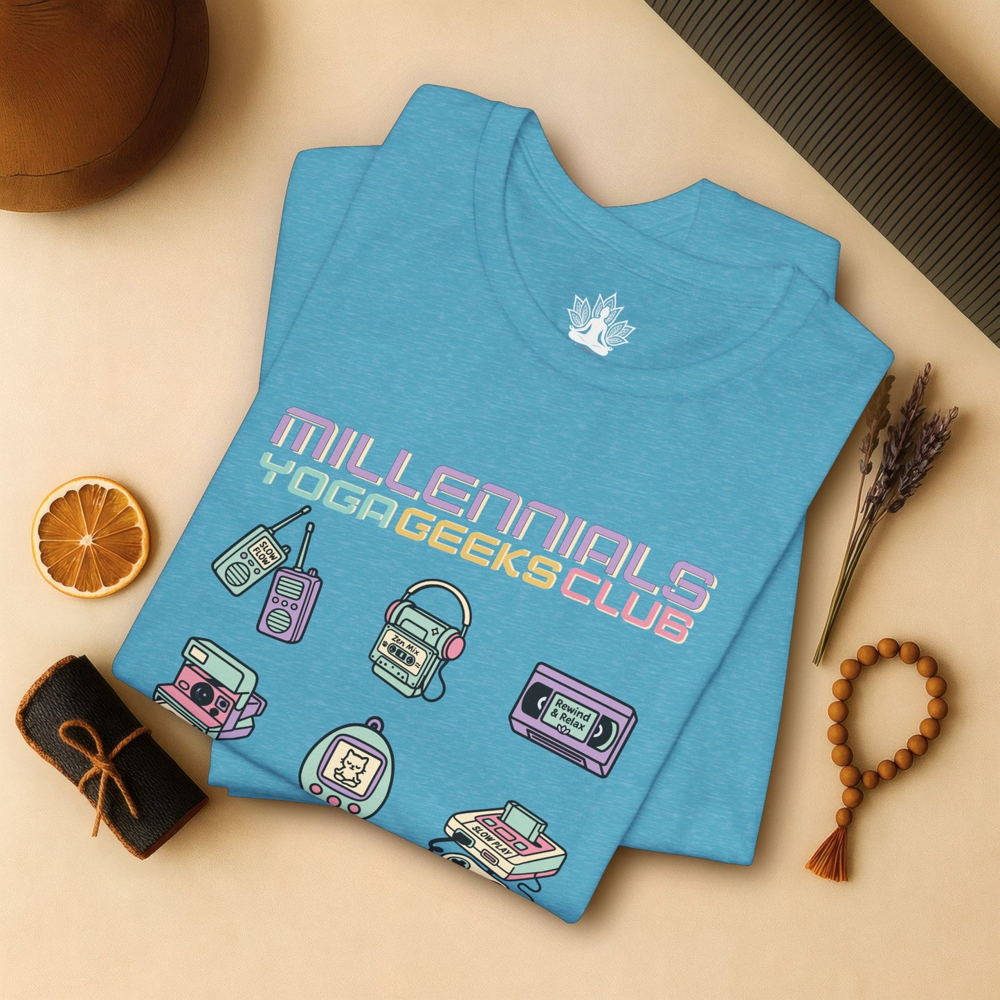 Yoga Geeks – Retro Millennials Tee