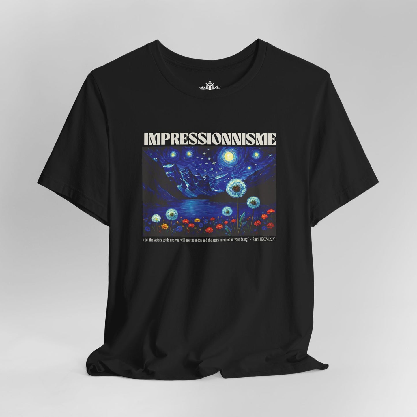 Lake Louise Moon & Mountains – Van Gogh Inspired Tee