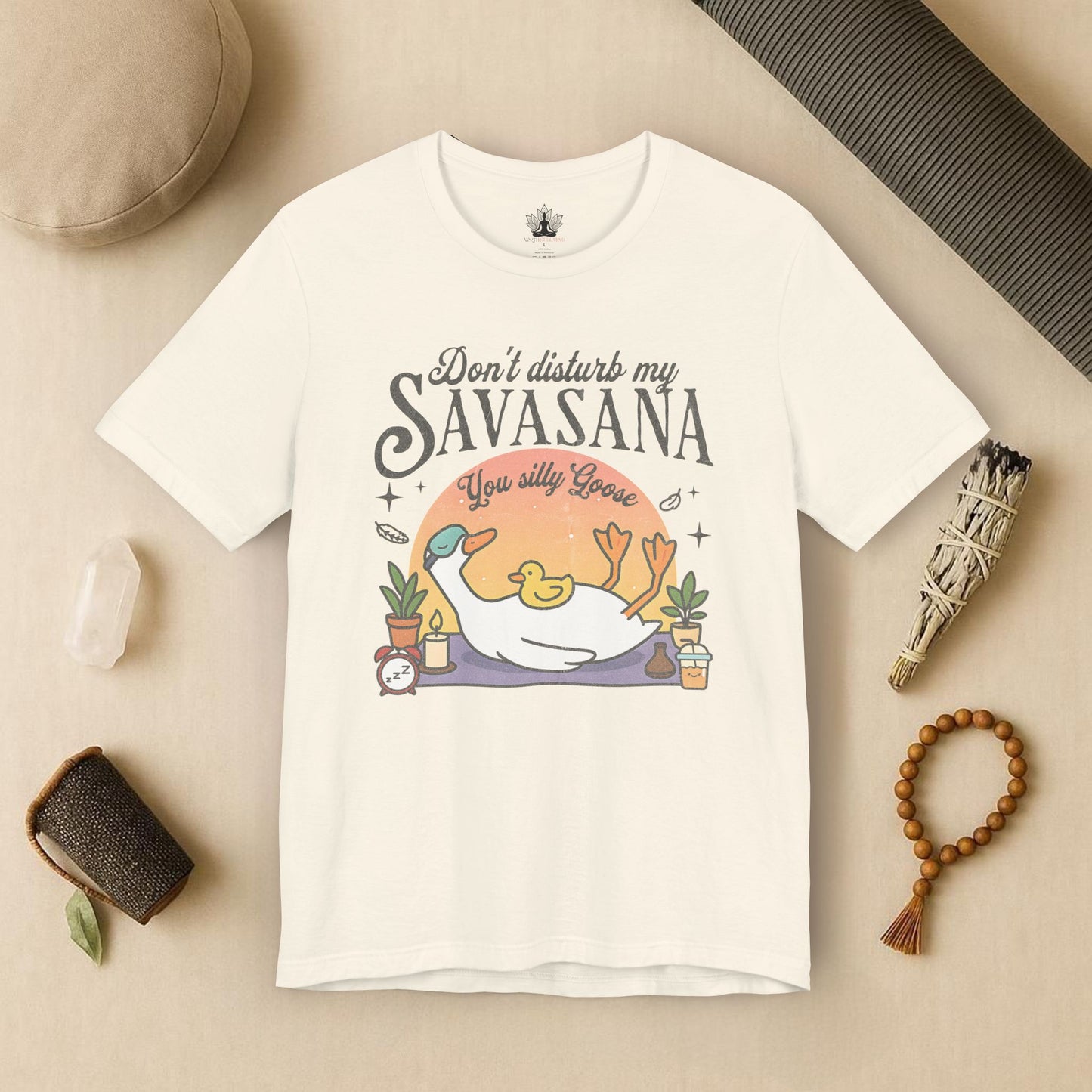 Silly Goose Savasana – Funny Yoga Tee