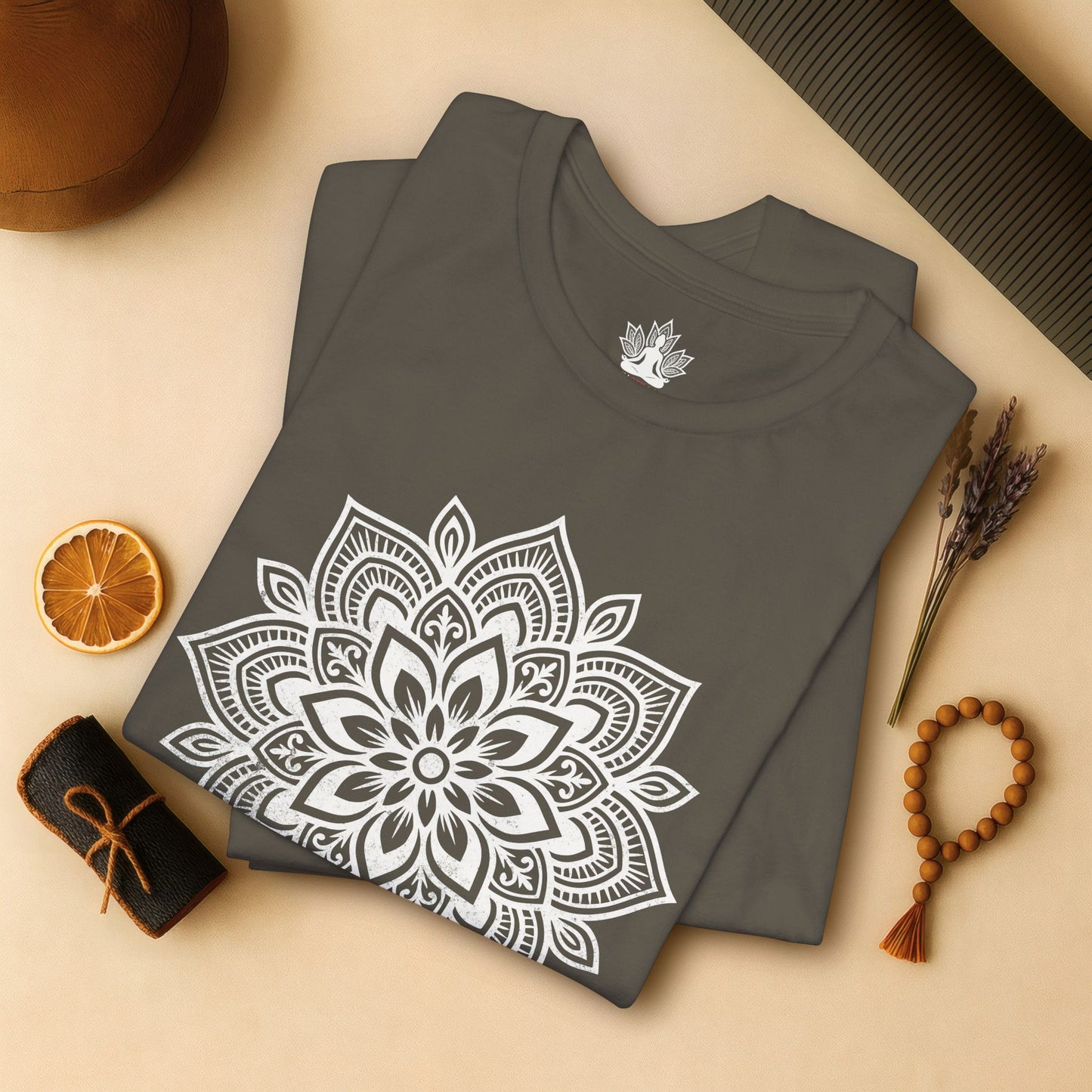 Spiritual Boho Mandala - Yoga Sacred Geometry Tee