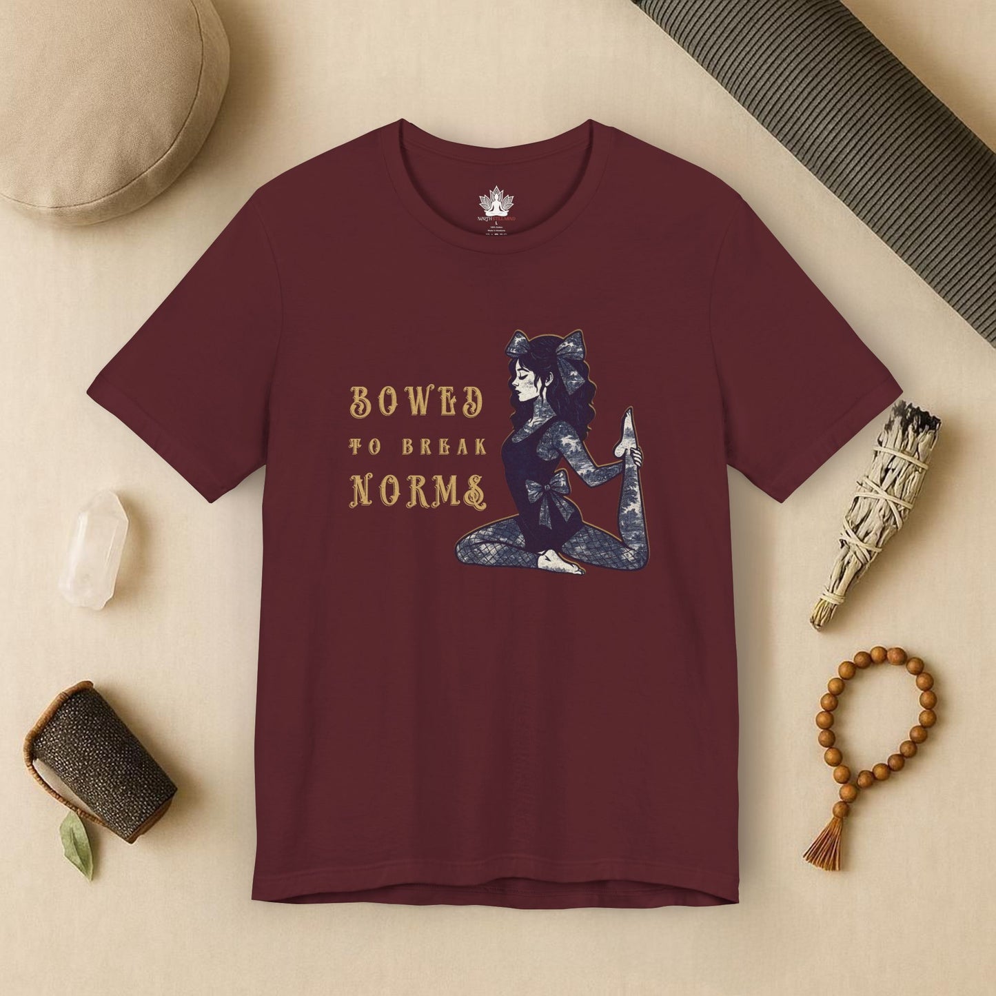 Bowed to Break Norms – Dark Coquette Tee