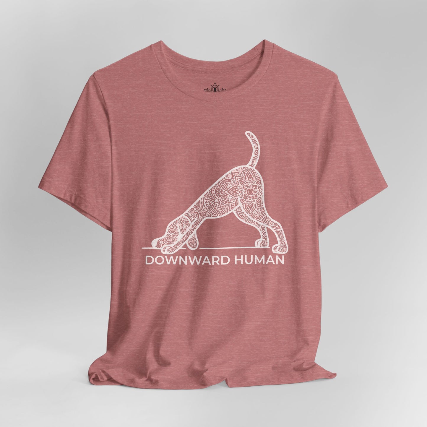 Downward Human – Mandala Dog Yoga Tee