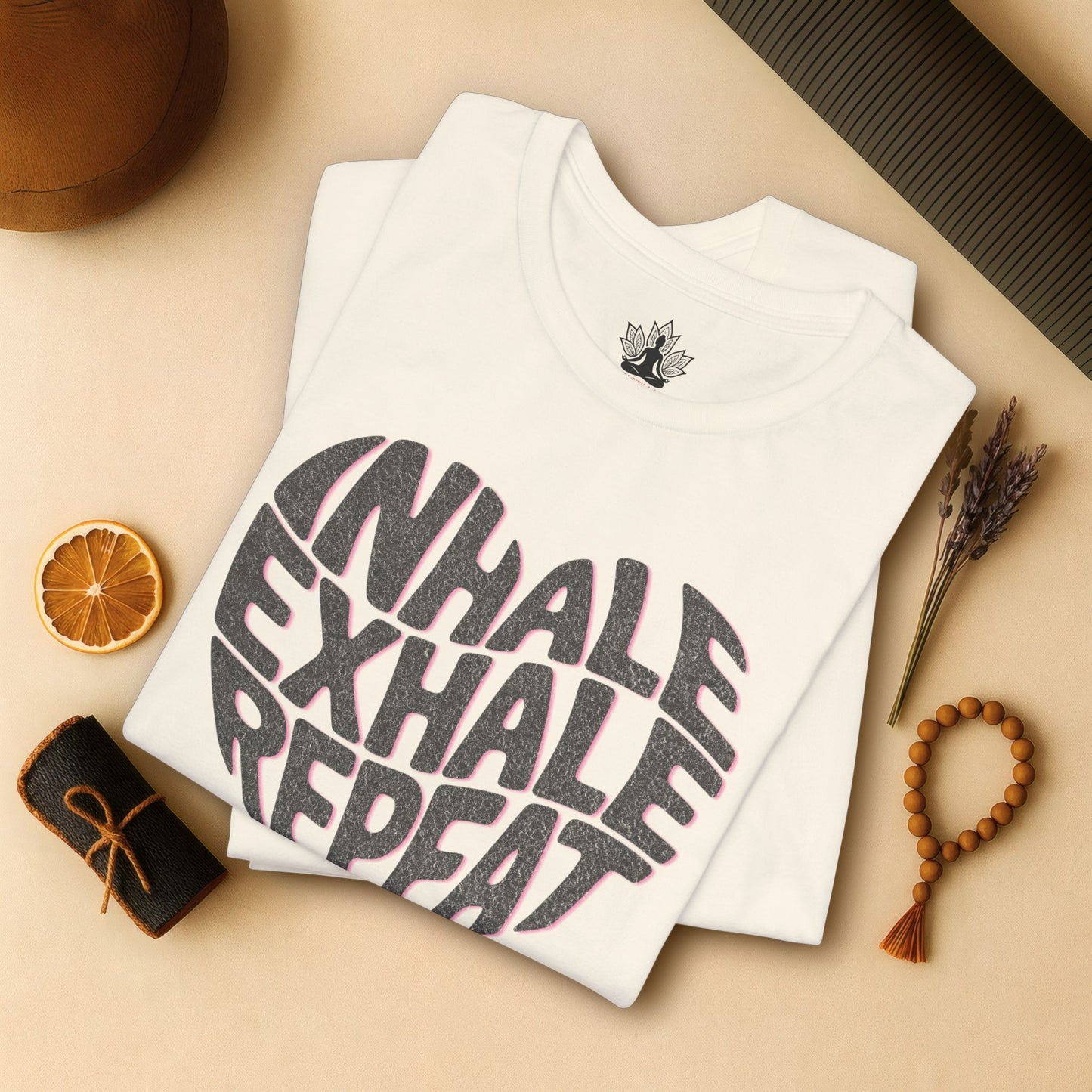 Inhale Exhale Repeat – Mindful Heart Tee