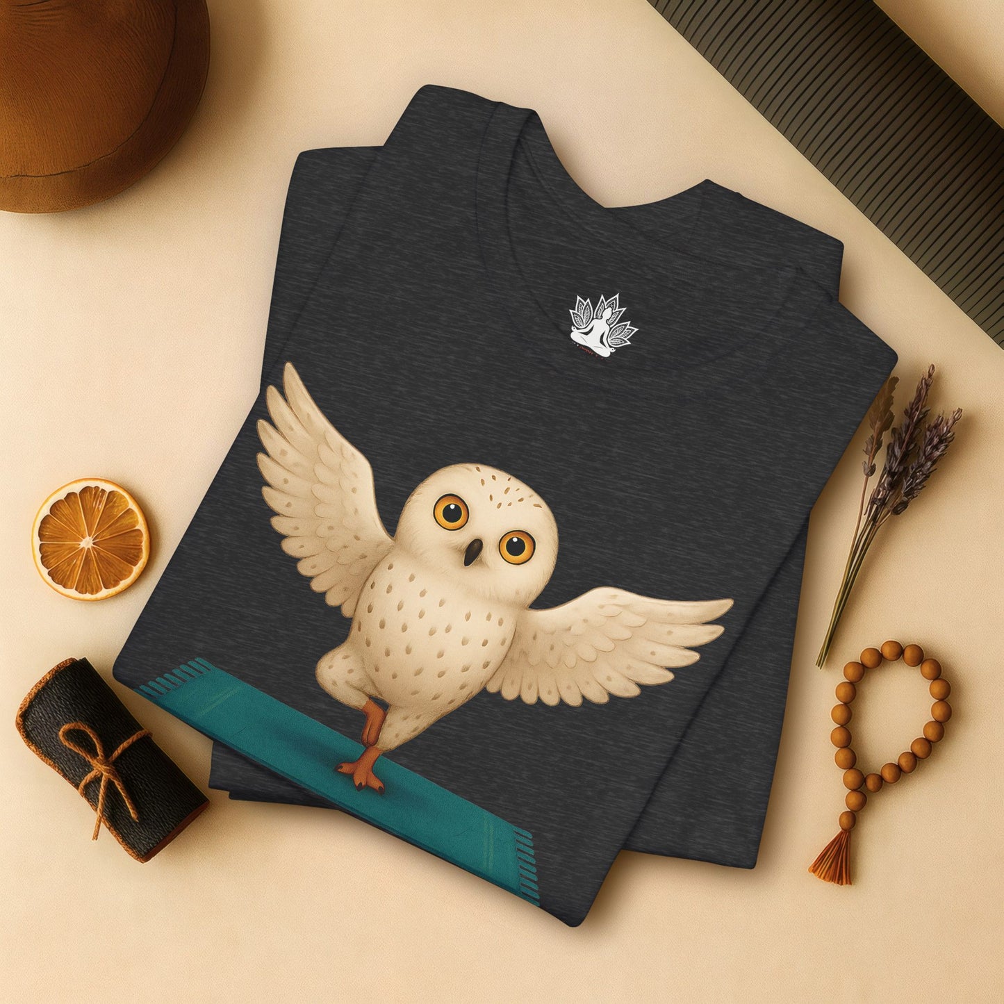 Snowy Owl - Tree Pose Tee