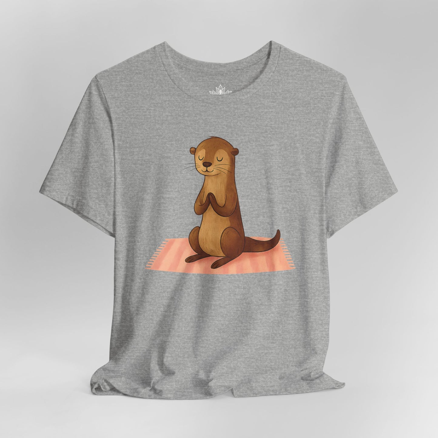 Peaceful Otter – Mindful Lotus Pose Tee