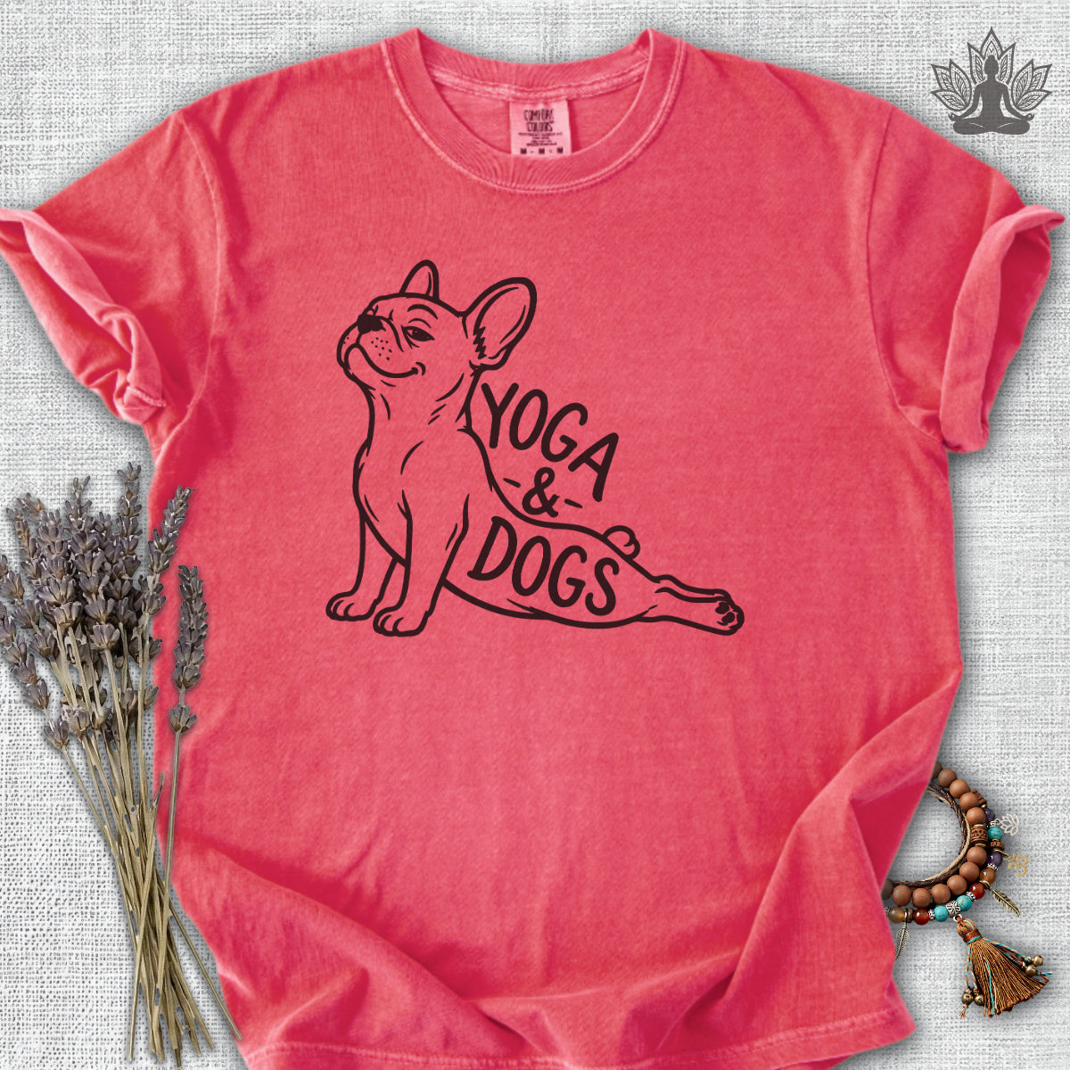 Yoga & Dogs Comfort Colors® Tee