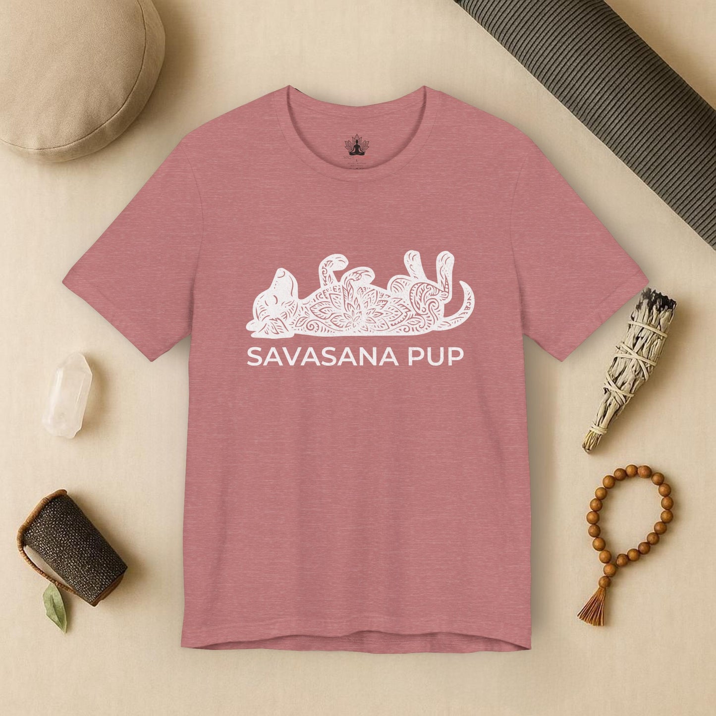 Chill Mandala Dog - Savasana Pup Tee