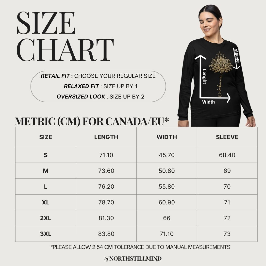 Balance Within - Long Sleeves Lotus Tee