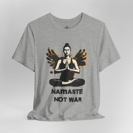 Namaste Not War – Urban Street Art Men Tee