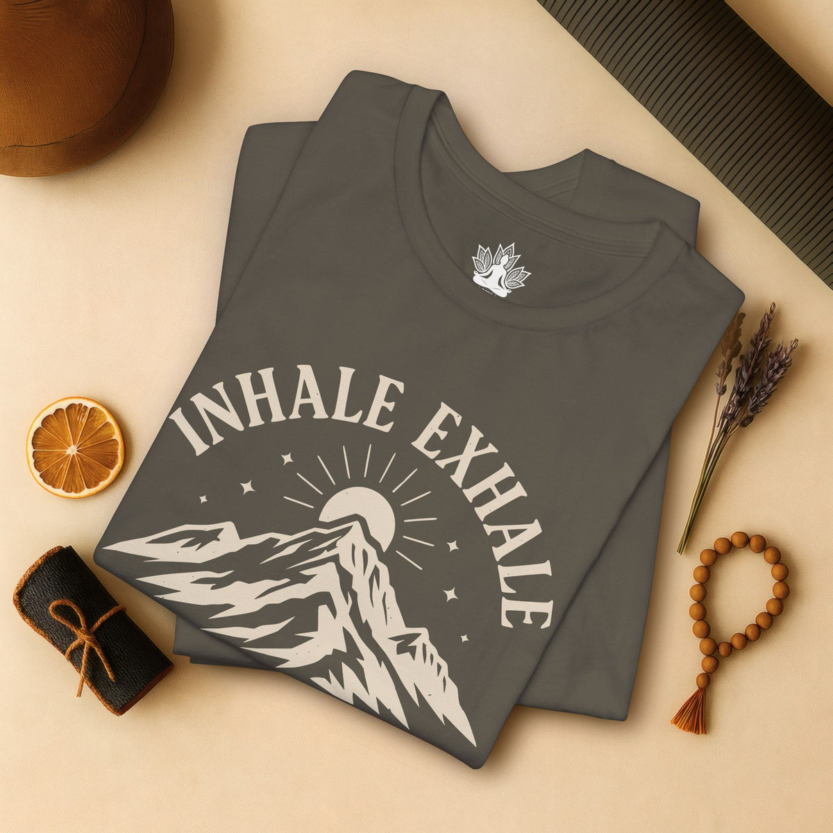 Inhale Exhale Repeat Mountain Tee
