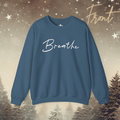 Cozy Breathe Sweatshirt - Mandala Back Print