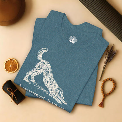 Line Art Downward Human Tee