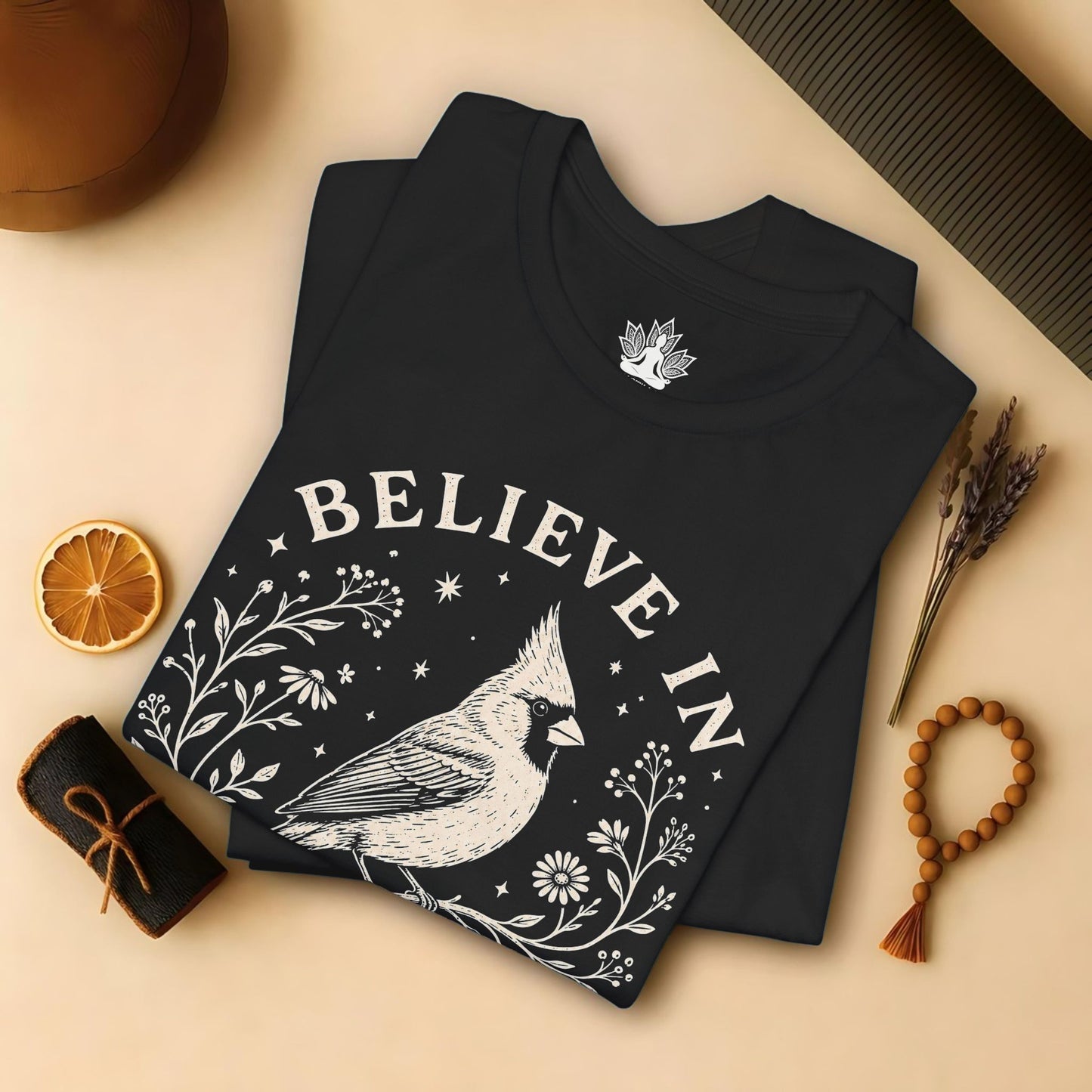 Believe In Good Cardinal Bird Tee