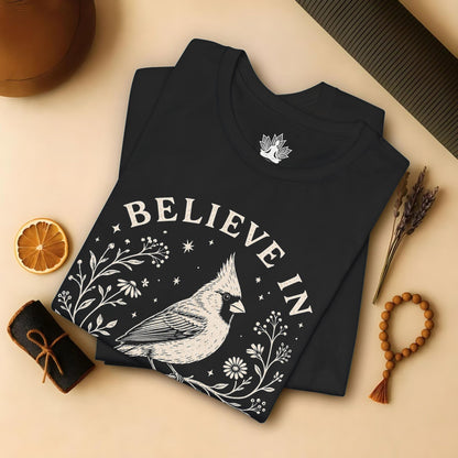 Believe In Good Cardinal Bird Tee