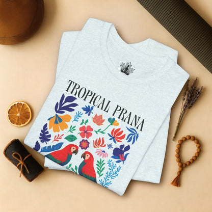 Tropical Prana – Colorful Yoga Tee
