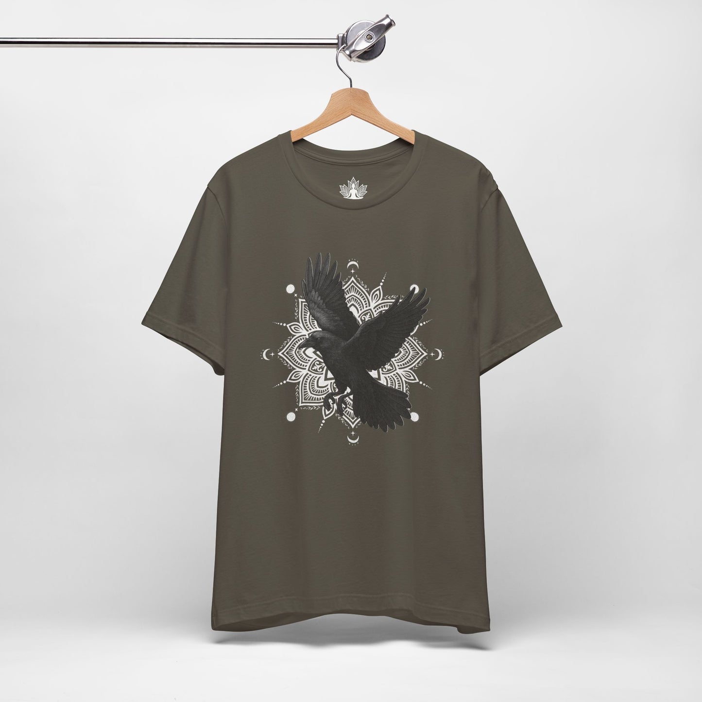 Mystic Raven – Mandala Moon Freedom Men Tee