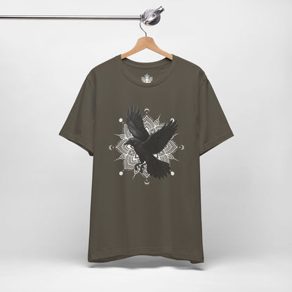 Mystic Raven – Mandala Moon Freedom Men Tee