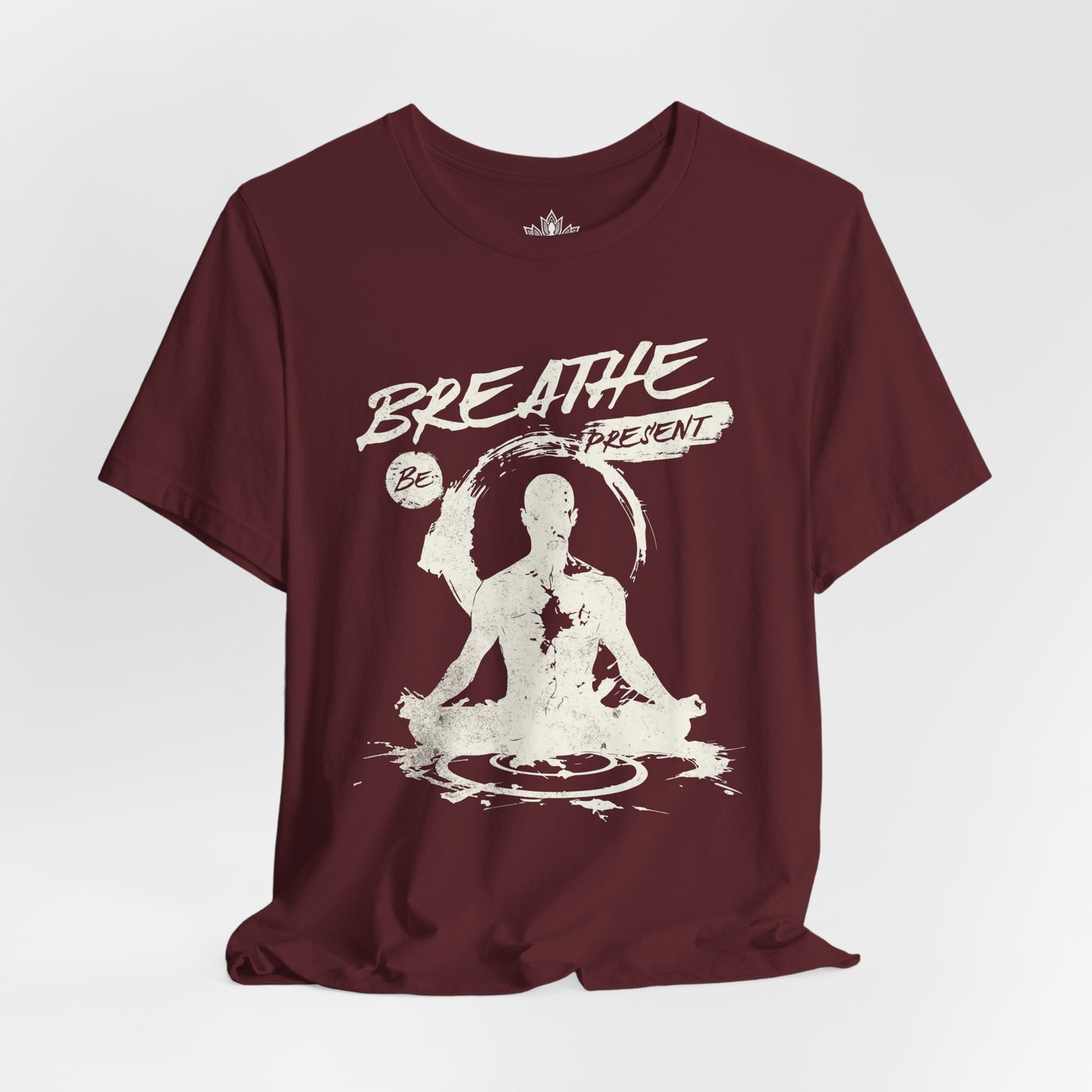 Breathe Be Present – Mindfulness Men Tee