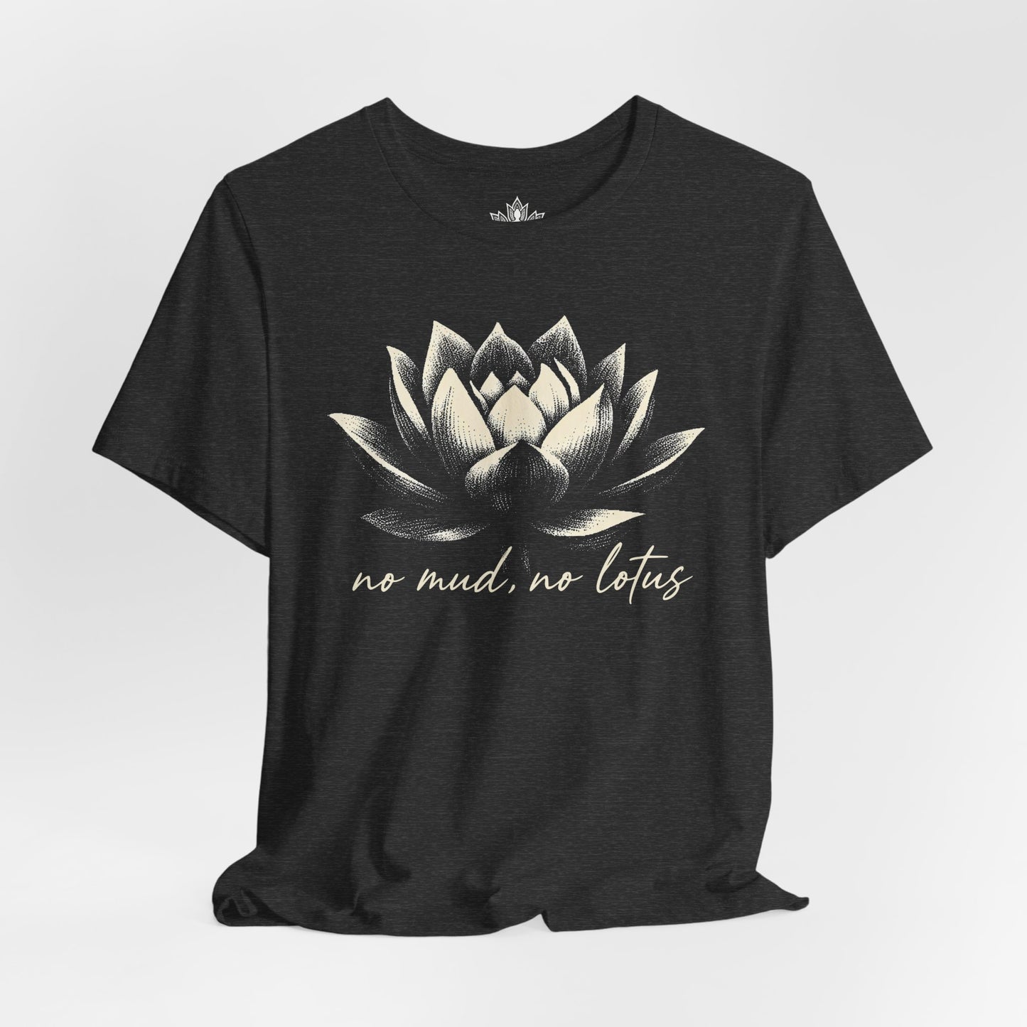 No Mud, No Lotus Shadow Art Tee