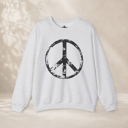 Vintage Peace Symbol Sweatshirt