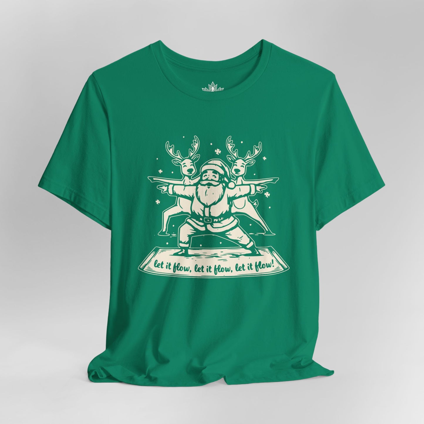 Let It Flow Santa Tee